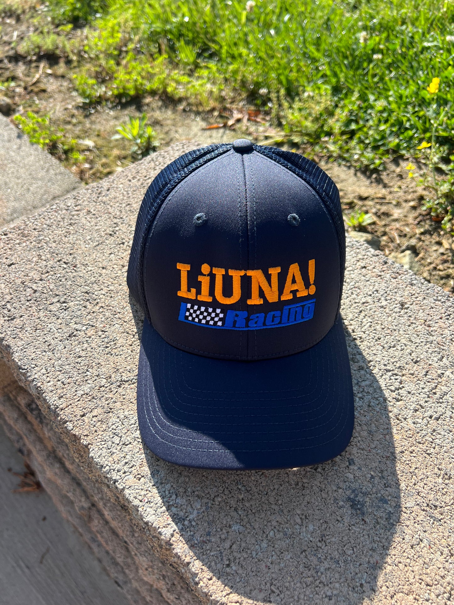 LIUNA Racing Snapback - Navy Blue