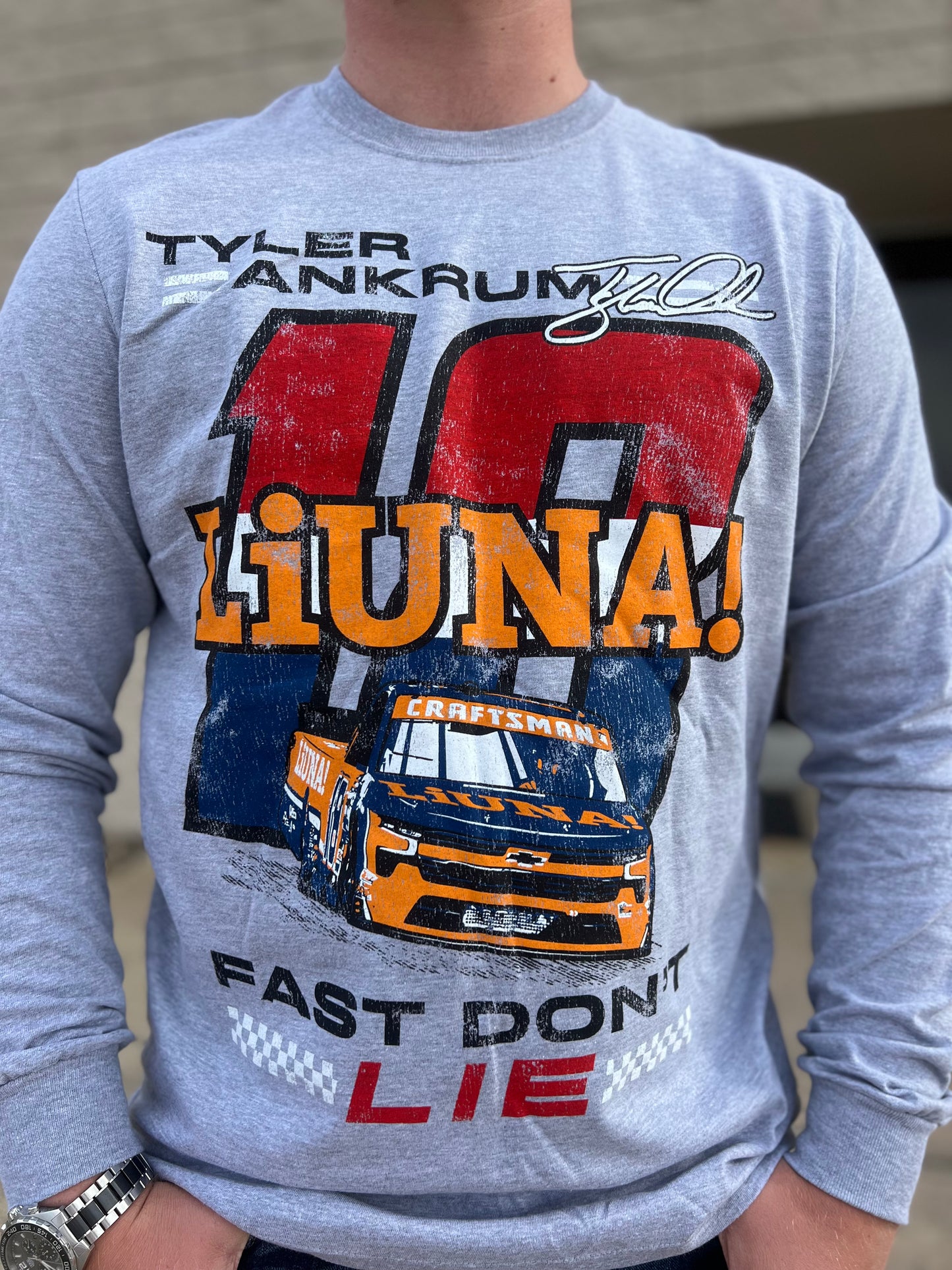 2025 "Fast Don't Lie" Long Sleeve | Red, White & Blue